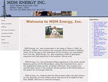 Tablet Screenshot of mdmenergy.com